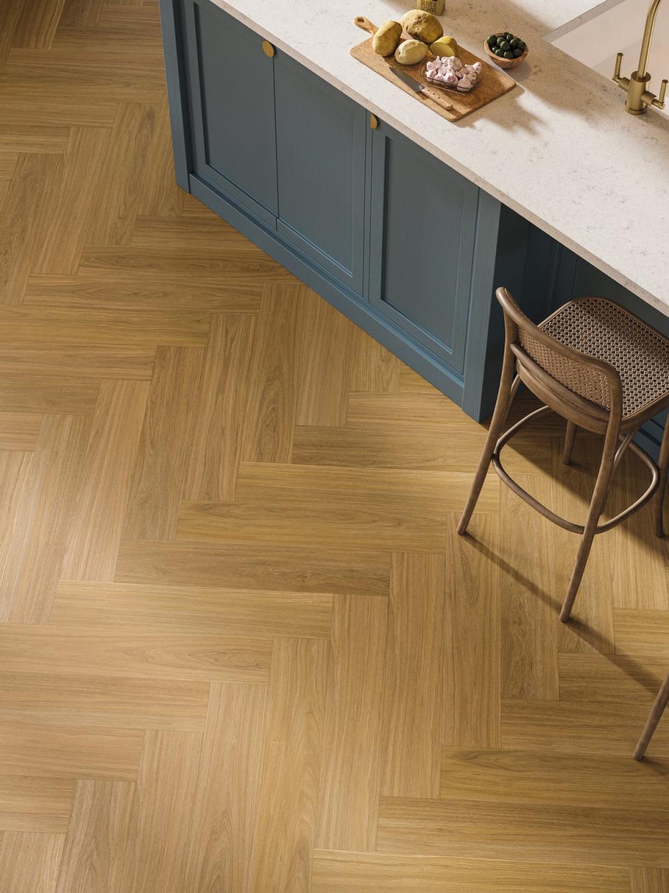 Pale, organic wood tones and narrow planks will visually expand your floor space (Parador)