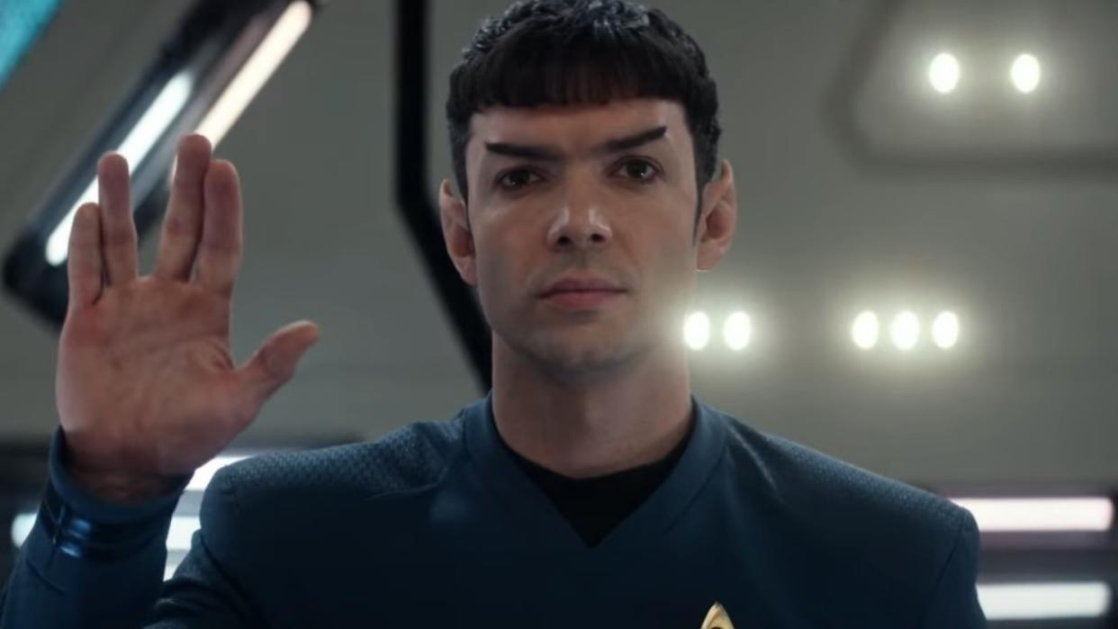  Ethan Peck as Spock in Star Trek: Strange New Worlds 