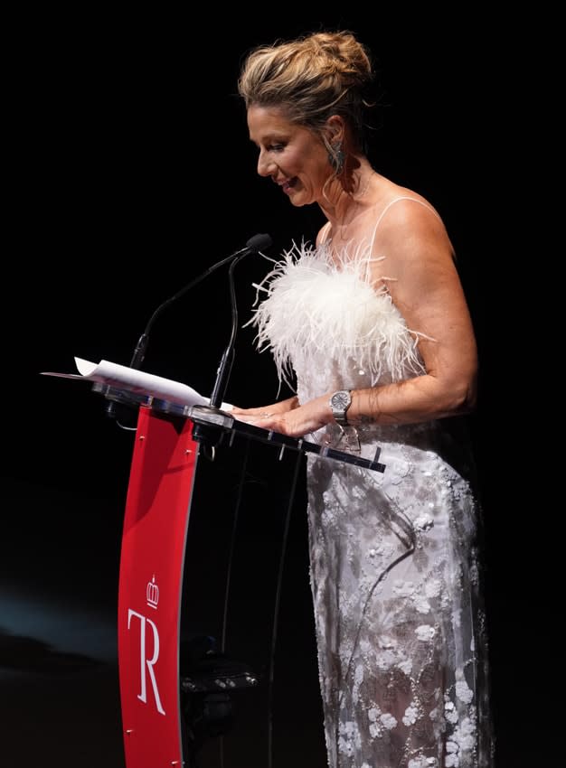 Anne Igartiburu, presentadora de la tercera edición de la Gala Concierto de los Premios Teatro Real