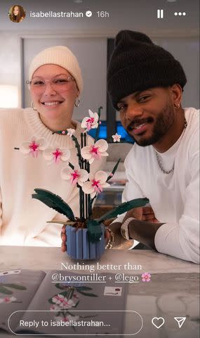 <p>Isabella Strahan/Instagram</p> Isabella Strahan and Bryson Tiller