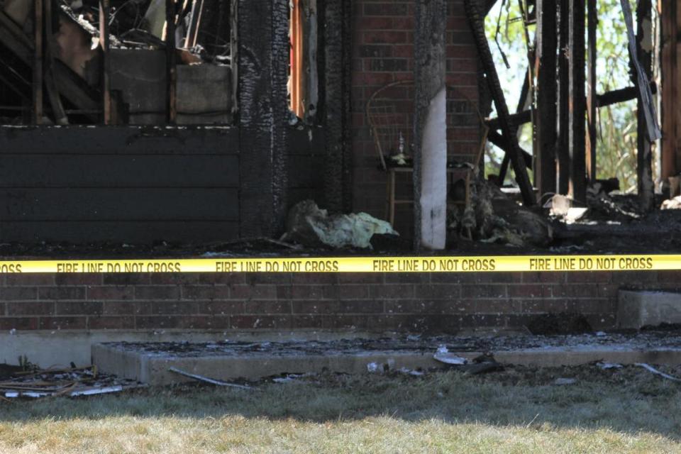 A three-alarm fire resulted in the total loss of a home in Andover early Sunday morning, according to Andover fire officials.