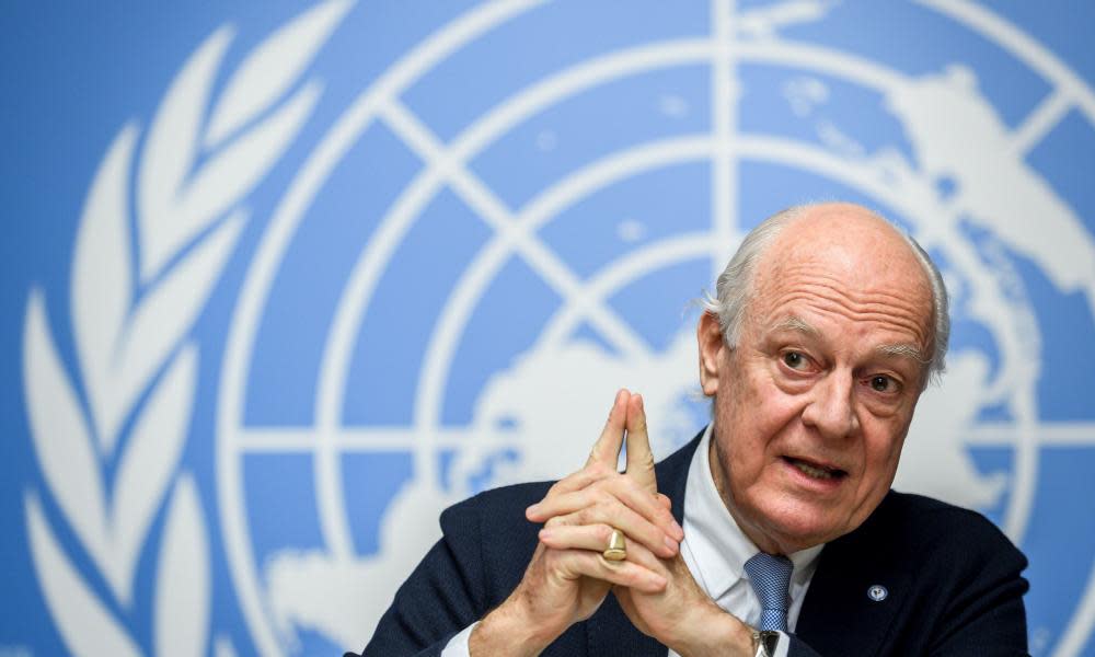 UN Special Envoy for Syria Staffan de Mistura