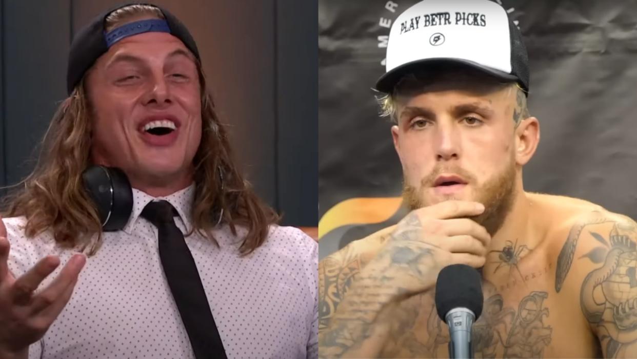  Matt Riddle and Jake Paul . 