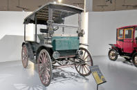 <p>The oldest vehicle in the collection is this Mercury truck, which dates from <strong>1895</strong>. All of the vehicles in the collection are claimed to be on the button, ready to drive, but we suspect that Sheikh Faisal doesn't clock up many miles each year in this one, with its claimed (and undoubtedly optimistic) <strong>30mph</strong> top speed.</p>