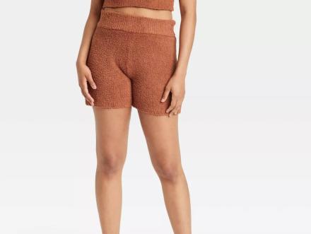 This cozy sweater lounge set looks a lot like SKIMS, but it's from Target  and much more affordable