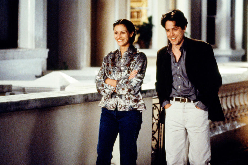 Julia Roberts and Hugh Grant in Notting Hill (Alamy Stock Photo)
