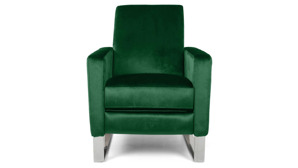 velvet recliner