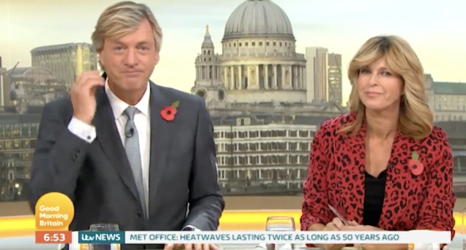 Richard Madeley says he was forced to shave off his beard
