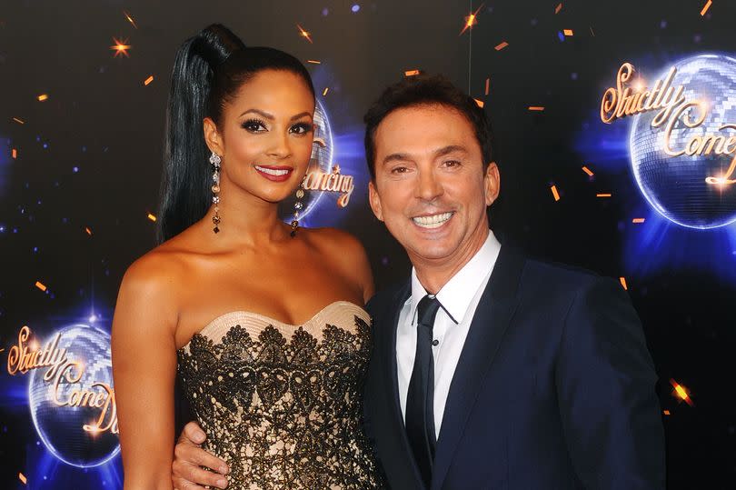 Alesha and Bruno at the Strictly Come Dancing 2011 press launch