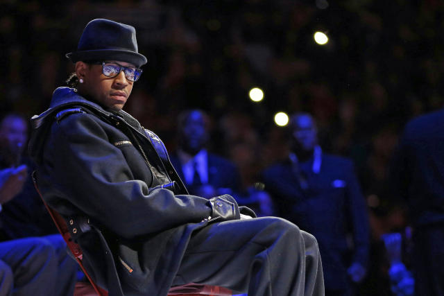 NBA on X: ICYMI.. @alleniverson's full jersey retirement ceremony