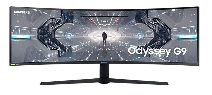 Odyssey G9 49" DQHD Monitor With 1000R Curved Display. (Image via Samsung)