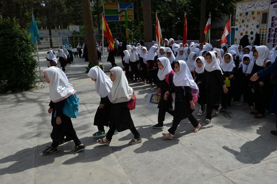 A generation of Afghan girls has been educated since the 9/11 attacks (AFP via Getty Images)