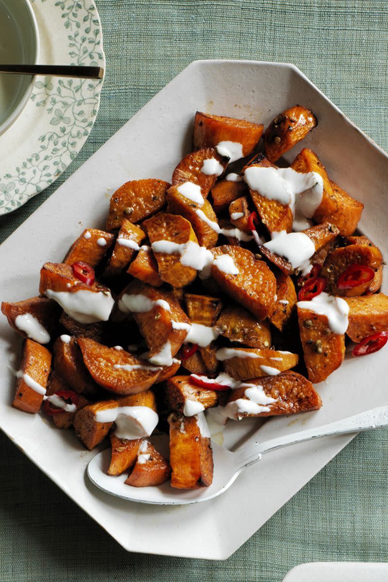 vegetarian passover recipes coriander roasted sweet potatoes