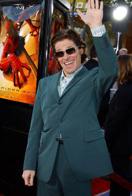 Willem Dafoe would like five, please, at the LA premiere of Columbia Pictures' Spider-Man