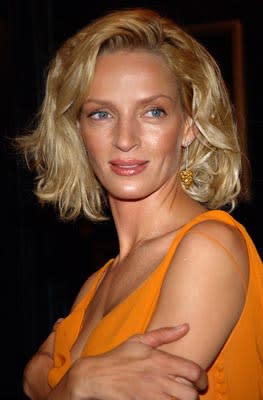 Uma Thurman at the New York premiere of Miramax's Kill Bill: Volume 1