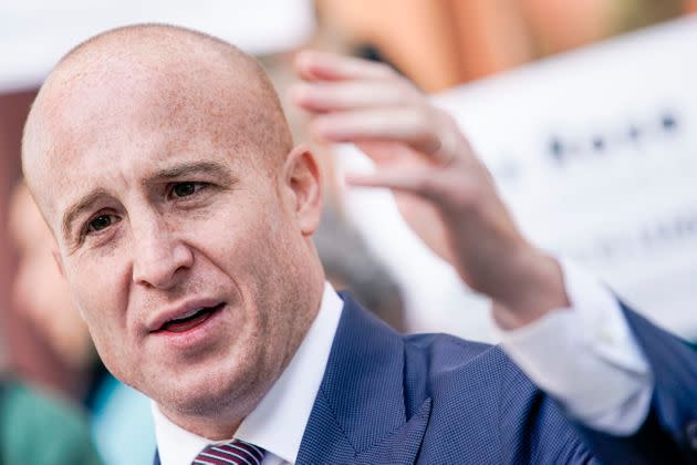 Max Rose faces an uphill battle to retake New York's 11th Congressional District, a relatively conservative New York City seat that he lost after one term in 2020. (Photo: Julia Nikhinson/Associated Press)