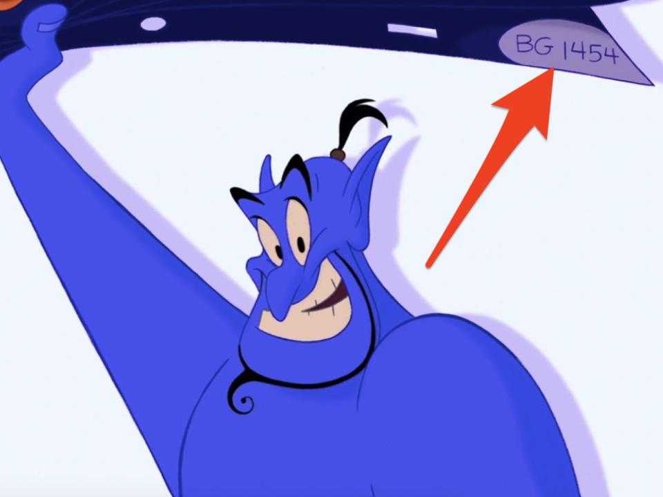 animation frame number in aladdin