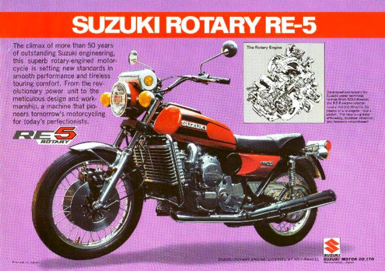 1975 Suzuki RE5 brochure