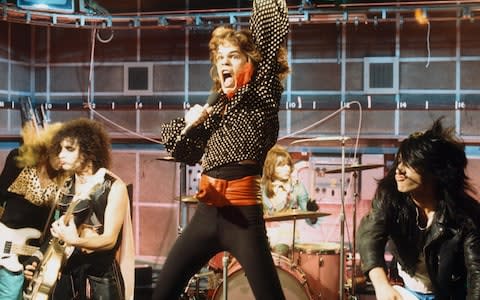 The New York Dolls performing on The Old Grey Whistle Test - Credit: Rex