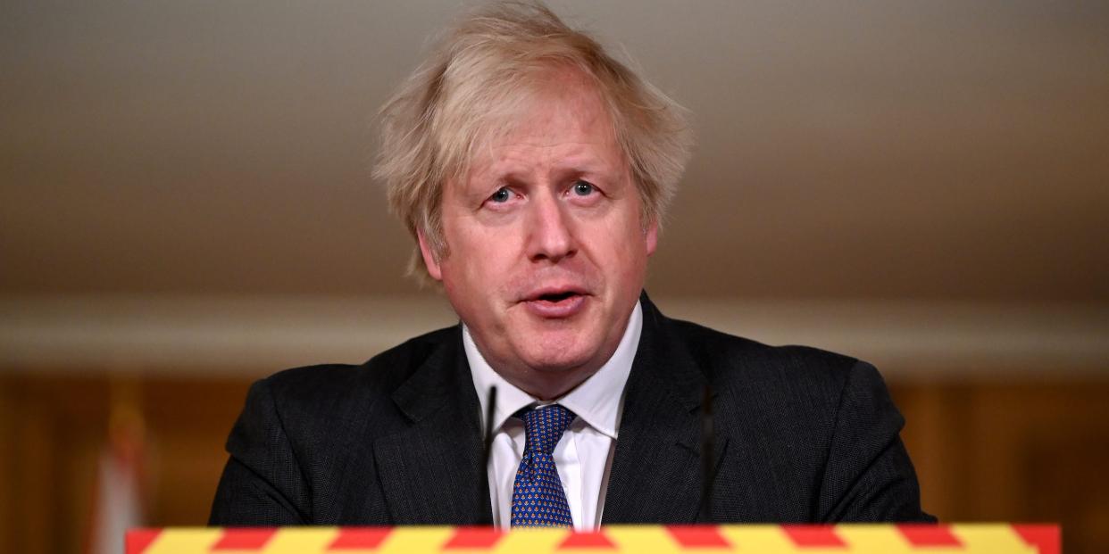 boris johnson coroanvirus variant