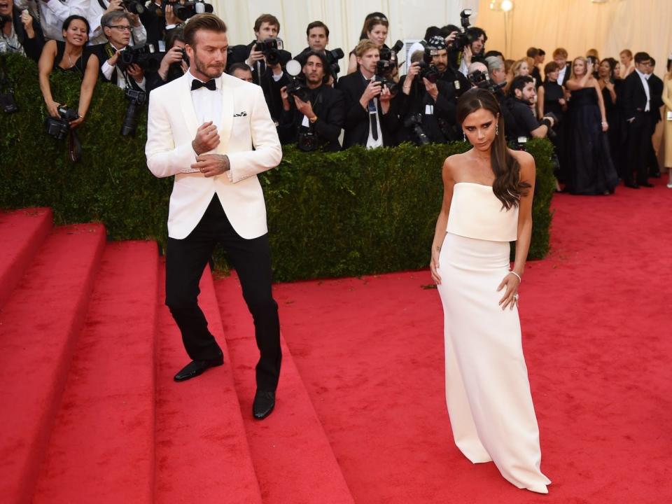 David Beckham Victoria Beckham