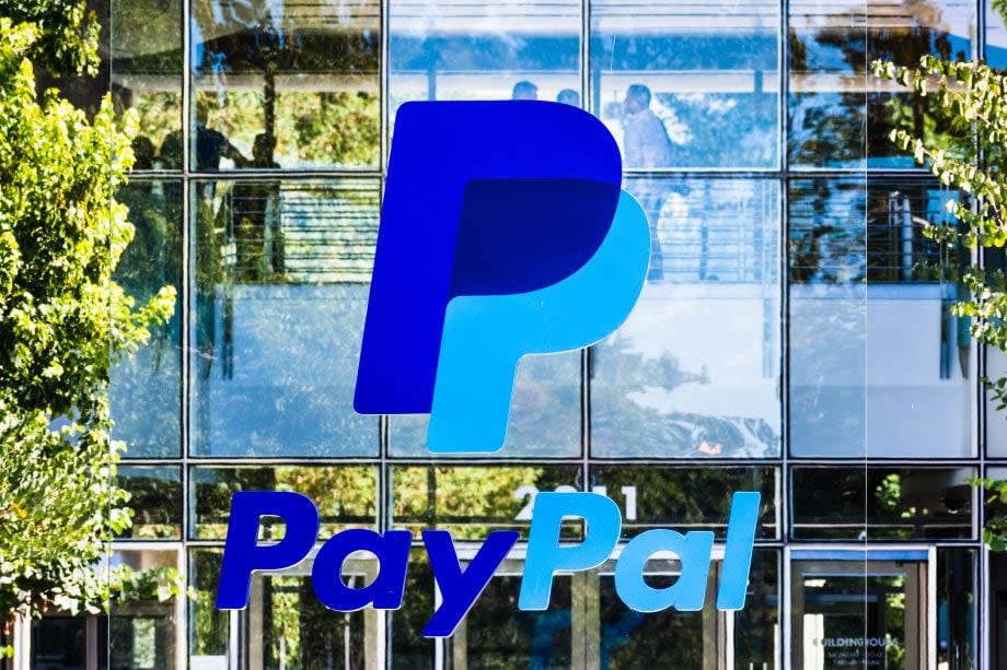 Paypal-Logo einer Niederlassung