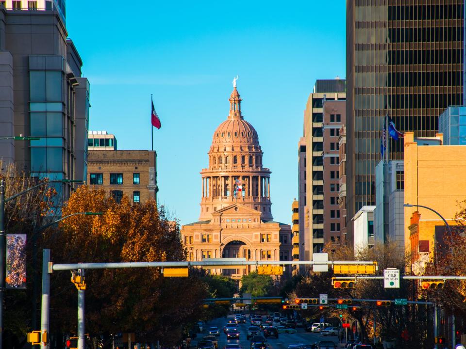 Austin Texas Capitol Congress Ave Skyline