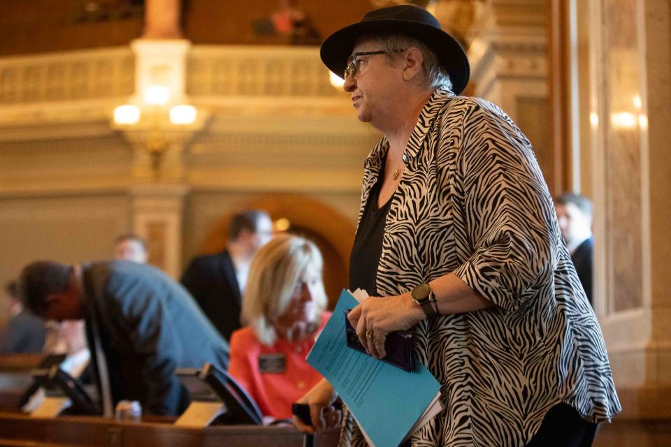 Rep. Brenda Landwehr, R-Wichita, on April 29 led the Kansas House in overriding Gov. Laura Kelly's line-item veto of $2 million for anti-abortion efforts.