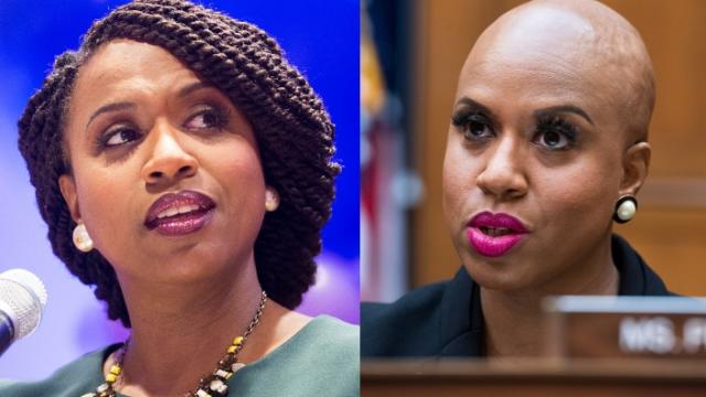 Rep. Ayanna Pressley says she lives with alopecia, reveals herself without  hair - TheGrio