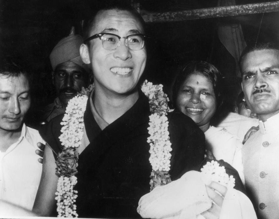 The 14th Dalai Lama arrives in Delhi, on his first visit to the Indian capital since he sought asylum.&nbsp;