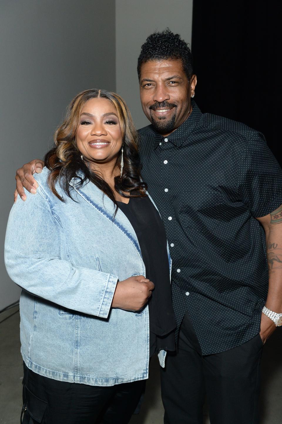 Ms. Pat and Deon Cole pose for a picture during the BET Media Group Presents 2024 FYC Emmy House