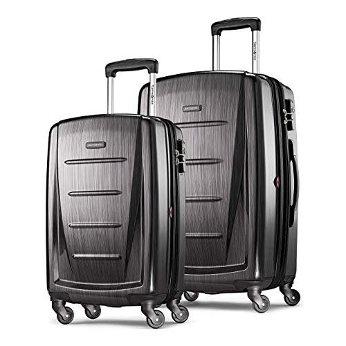 Samsonite Winfield 2 Hardside Luggage with Spinner Wheels, Charcoal, 2-Piece Set (Amazon / Amazon)