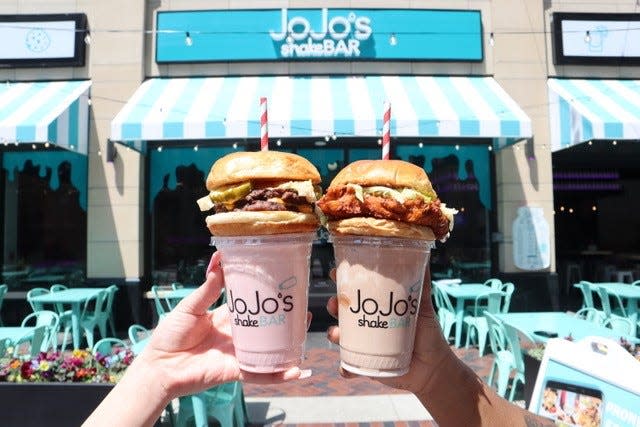 JoJo's Shakebar offers over the top milkshakes and menu of classic bar food.