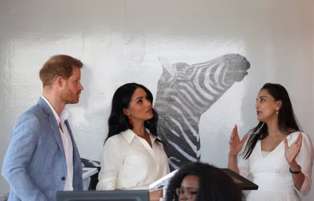 Britain's Prince Harry and Meghan visit South Africa