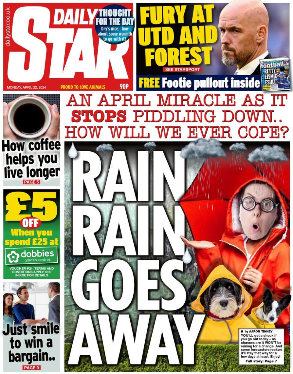 The Daily Star front page