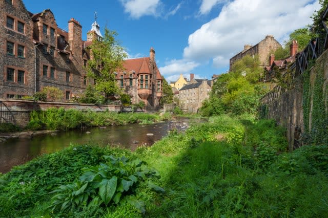 Dean Village, Water of Leith, Edinburgh, Scotland.