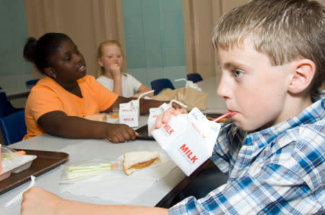 USDA bans whole milk in schools, as part of new guidelines. (ThinkStock Photos)