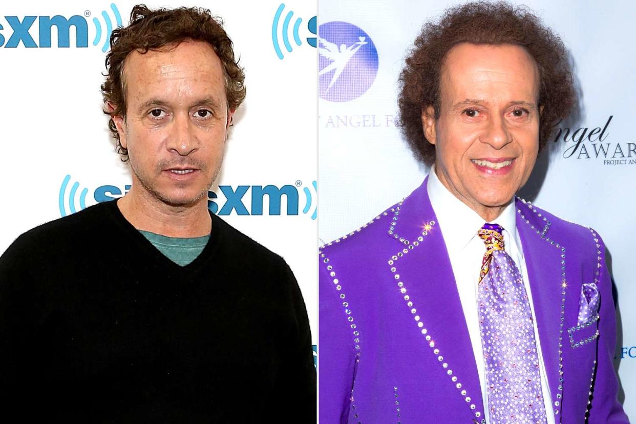 <p> Monica Schipper/Getty; Rodrigo Vaz/FilmMagic</p> (L-R) Pauly Shore, Richard Simmons