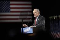 Democratic presidential candidate Michael Bloomberg speaks to supporters Wednesday, Jan. 15, 2020, in New York. (AP Photo/Frank Franklin II)