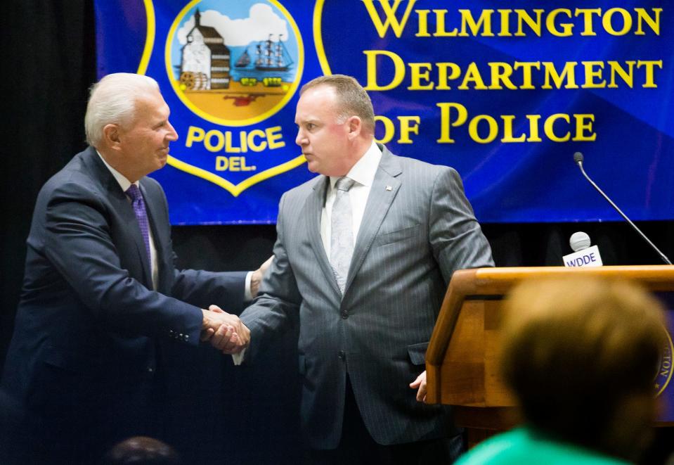 Robert Tracy, then-Chief of Police for Wilmington, agreed to "work jointly with Delaware State Police" to increase police presence at the shopping center, according to the lawsuit.