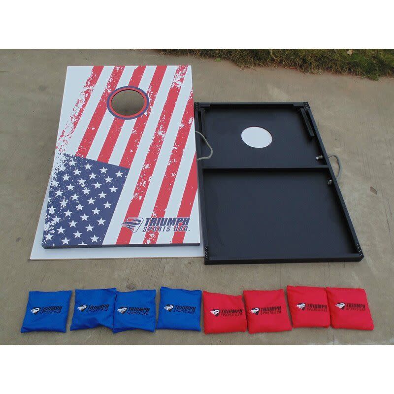 Triumph Sports USA 2’ x 3’ Solid Wood Cornhole Set