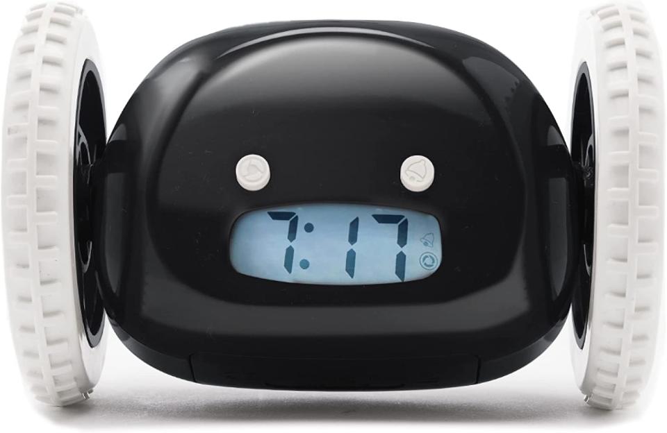 dorm room gifts alarm clock with wheels