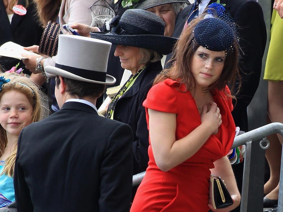 Princess Eugenie and Jack Brooksbank at Royal Ascot in 2011.