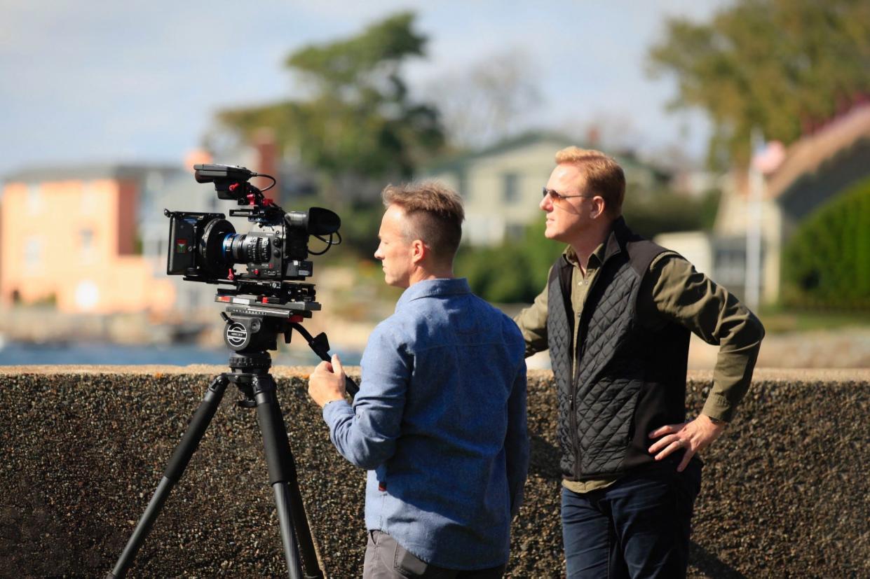 Ron Davis employs a 10 - to 15-person crew to create his full-length bespoke documentaries.