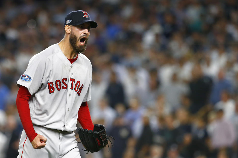 The Boston Red Sox are advancing to the ALCS after defeating the New York Yankees in four games. (Getty Images)