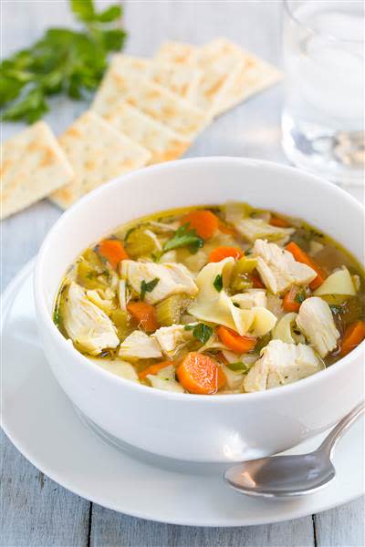 Slow-cooker chicken noodle soup (Jaclyn Bell / Cooking Classy)