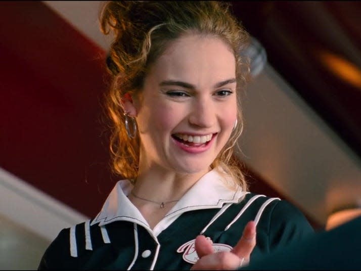 lily james baby driver