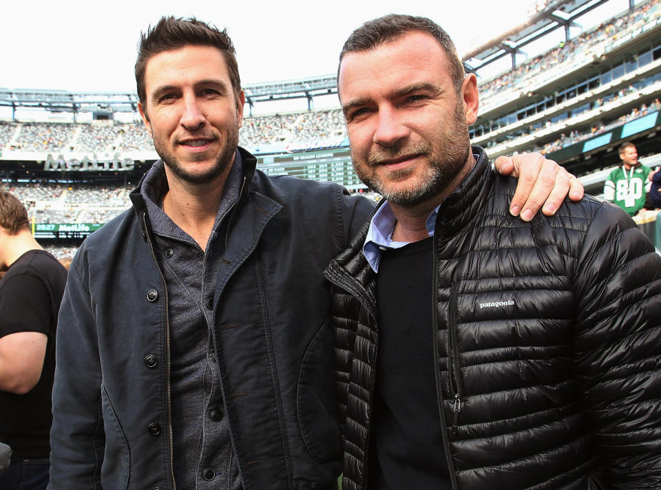 Liev Schreiber and Pablo Schreiber