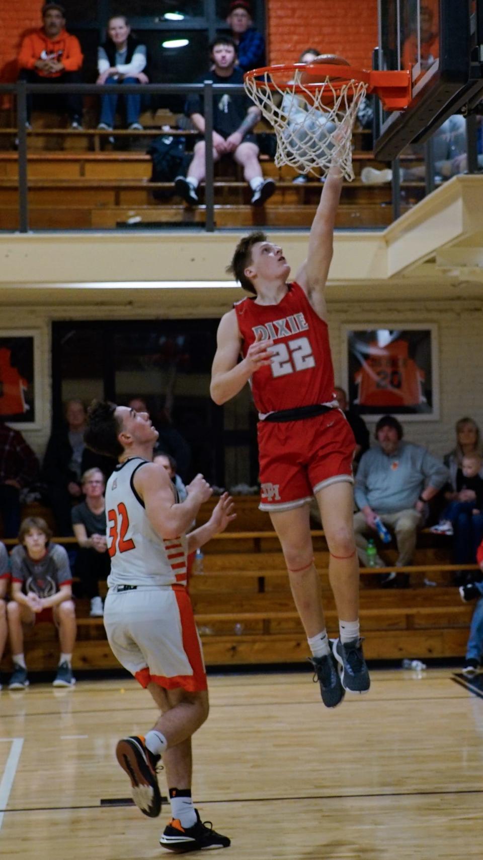 Dixie Heights Hudson Blank (22) scored 48 points in two games to cross the 1,000 point barrier.