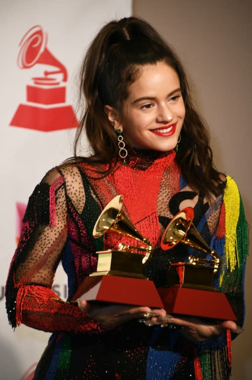 The Spanish singer won two Latin Grammy awards in Las Vegas, including Best Alternative Song for her hit "Malamente"